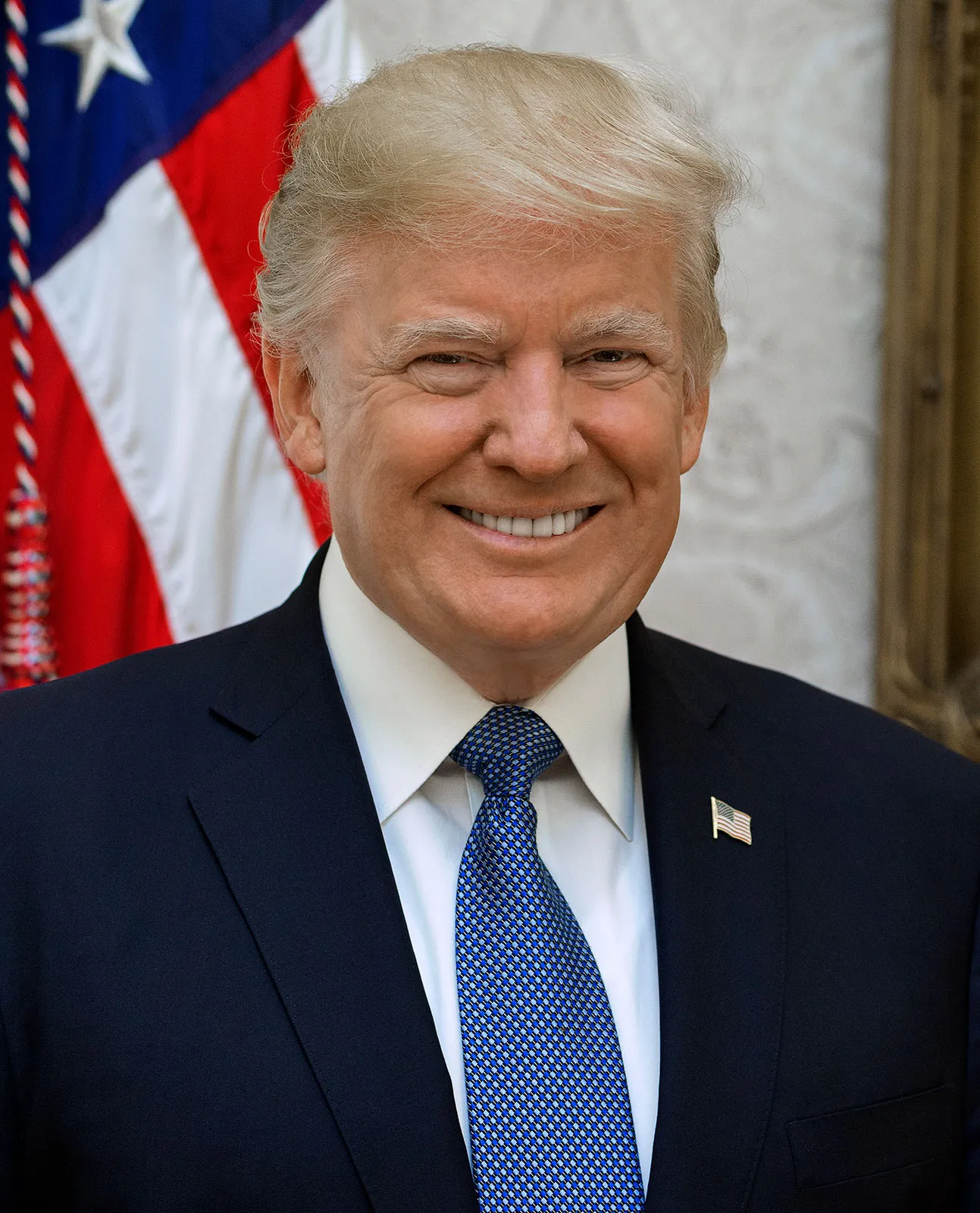 Donald Trump,Portrait, lächelnd